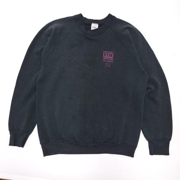 Graphic Sweatshirt with Pink Text - Picture 3 of 4